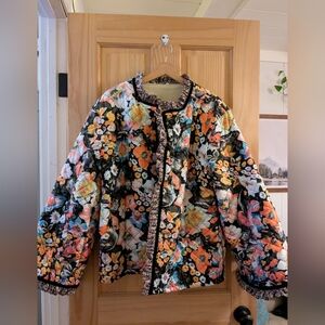 Floral Women's Quilted Jacket